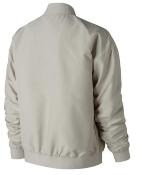NWT New Balance Luxe Sateen Bomber Jacket Large - Picture 3 of 7